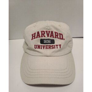 Harvard University Hat Khaki strapback dad hat Ivy League cap Crimson Embroidery